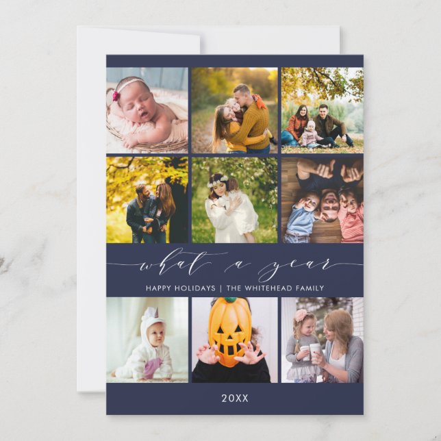 Cartes Pour Fêtes Annuelles Quelle année | Navy Review Happy Holidays Photos (Devant)
