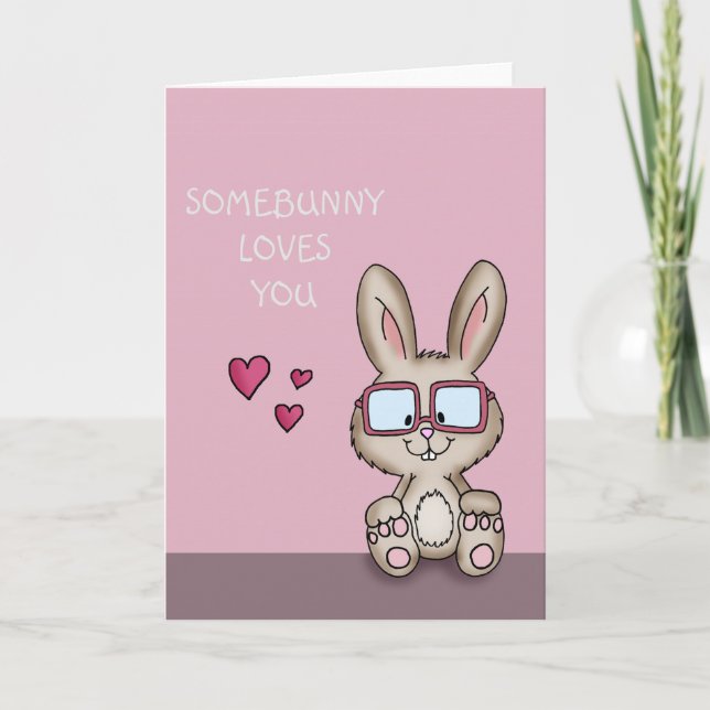 Cartes Pour Fêtes Annuelles Quelqu'un vous aime - Valentines Day Card (Devant)