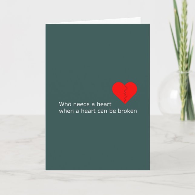Cartes Pour Fêtes Annuelles Qu'est-ce que l'amour a à voir avec ça ? (Devant)