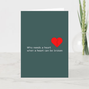 Cartes Pour Fêtes Annuelles Qu'est-ce que l'amour a à voir avec ça ?