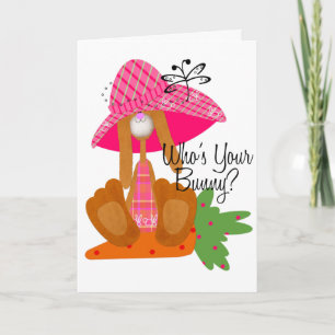 Cartes Pour Fêtes Annuelles Qui est ton lapin ?