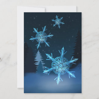Cartes Pour Fêtes Annuelles Qu'il neige