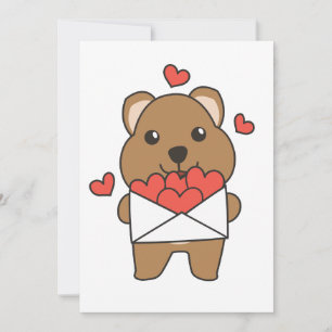 Cartes Pour Fêtes Annuelles Quokka pour la Saint Valentin mignonne Animaux Coe