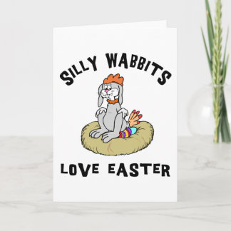 Cartes Pour Fêtes Annuelles Rabbit de Pâques Aimer Pâques