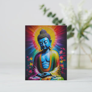 Cartes Pour Fêtes Annuelles Raies sacrées de bouddha de la paix