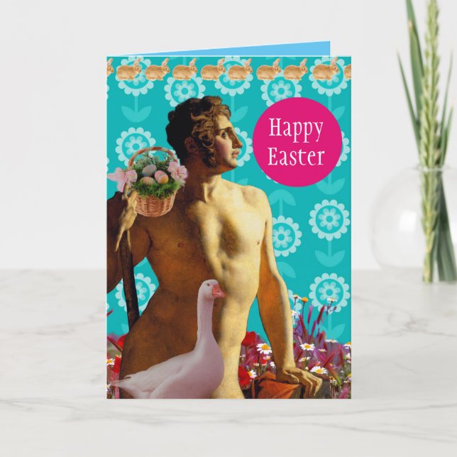Cartes Pour Fêtes Annuelles Rainbow Pâques (Devant)