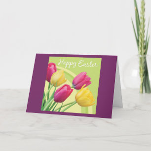 CARTES POUR FÊTES ANNUELLES RAISONS D'ÊTRE HEUREUX À EASTER/JE T'AIME !