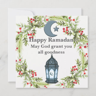 Cartes Pour Fêtes Annuelles Ramadan Kareem Greeting Card Elegant Islamic Desig