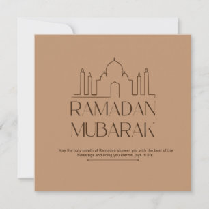 Cartes Pour Fêtes Annuelles Ramadan Moubarak