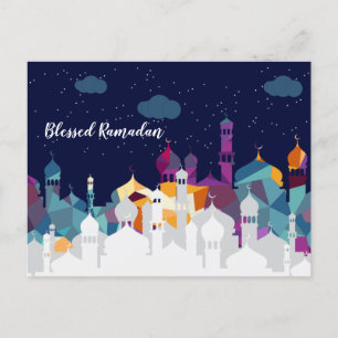 Cartes Pour Fêtes Annuelles Ramadan Moubarak nuits arabes Cadeaux orientaux