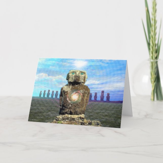 Cartes Pour Fêtes Annuelles Rapa Nui (Devant)