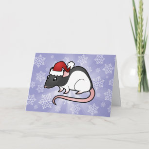 Cartes Pour Fêtes Annuelles Rat de Noël