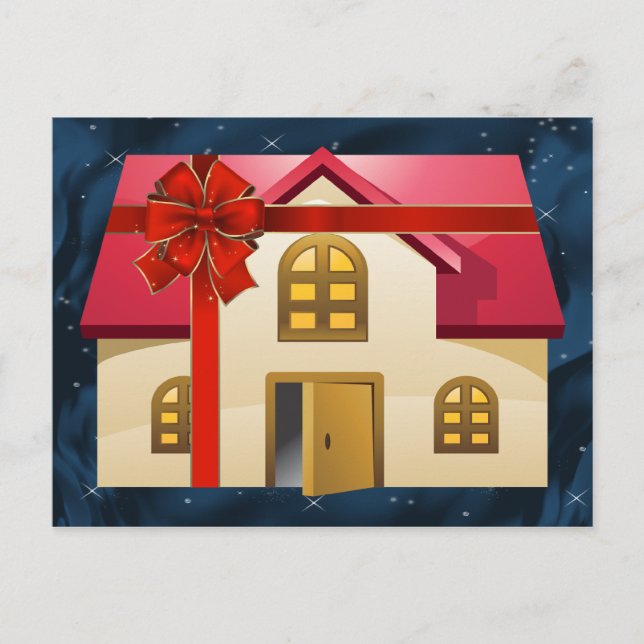 Cartes Pour Fêtes Annuelles real estate Holiday (Devant)