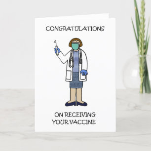 Cartes Pour Fêtes Annuelles Réception de 19 vaccins contre le virus Covid