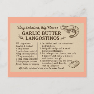Cartes Pour Fêtes Annuelles Recette de langostinos