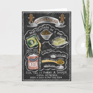 Cartes Pour Fêtes Annuelles Recette de pain d'épice illustrée