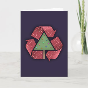 Cartes Pour Fêtes Annuelles Recycler les minuscules X