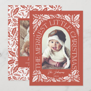 Cartes Pour Fêtes Annuelles Red Berry Merriest Little Christmas Arch Photo