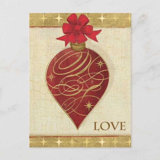 Cartes Pour Fêtes Annuelles Red Christmas DouCor Hope (Devant)