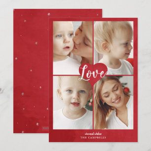 Cartes Pour Fêtes Annuelles Red Heart Cute Lote Photo Valentine Day Holiday Ca