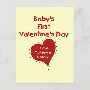 Cartes Pour Fêtes Annuelles Red Heart maman et papa Valentine