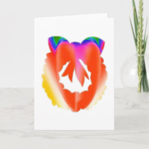 Cartes Pour Fêtes Annuelles Red Ruby Jewel Flair Wreath : PROFITEZ n share JOY