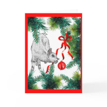 Regarde de plus près Bébé Chèvre Noël