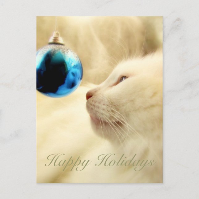 Cartes Pour Fêtes Annuelles Regarder sur fixement une étoile bleue (Devant)