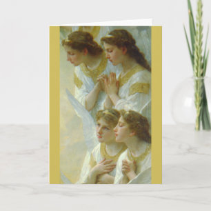 Cartes Pour Fêtes Annuelles Regina Angelorum, Bouguereau 1900, détail Angels