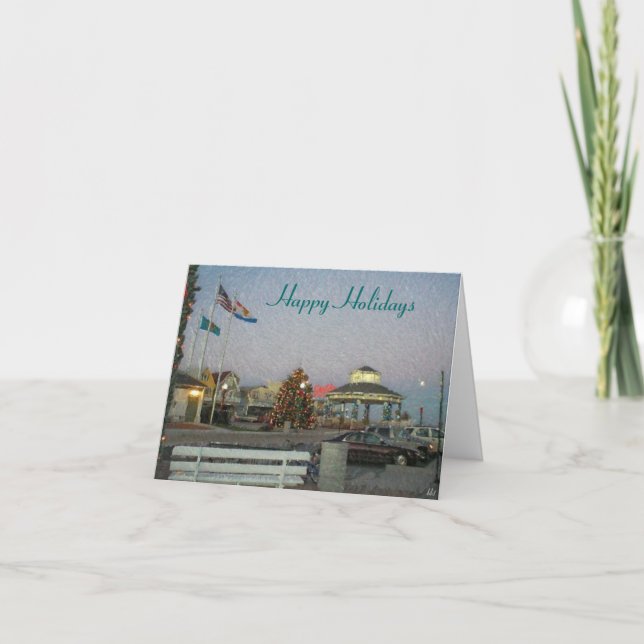 Cartes Pour Fêtes Annuelles Rehoboth arctique, bonnes fêtes, avenue de (Devant)