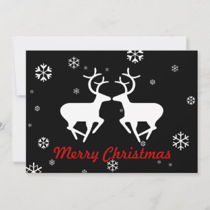 Cartes Pour Fêtes Annuelles Reindeer de Noël