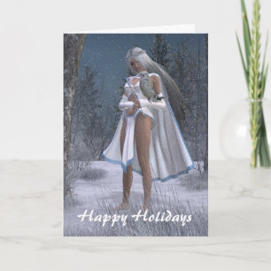 Cartes Pour Fêtes Annuelles Reine de neige - bonnes fêtes