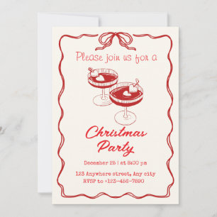 Cartes Pour Fêtes Annuelles Rejoignez-nous pour une fête de Noël