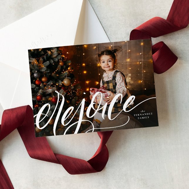 Cartes Pour Fêtes Annuelles Réjouissez-vous de Noël religieux et de Noël (Créateur téléchargé)