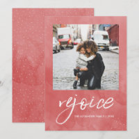 Réjouissez-vous et soyez heureuse photo de Noël