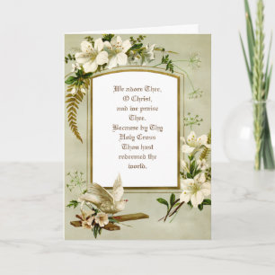 Cartes Pour Fêtes Annuelles Religion catholic Easter Jésus Resurrection Mary