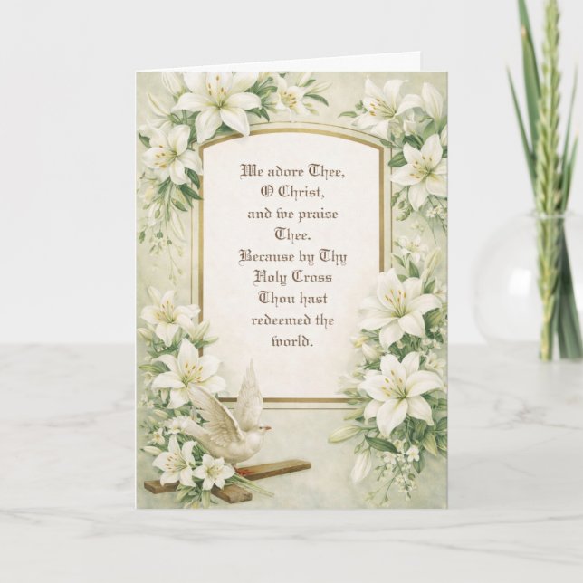 Cartes Pour Fêtes Annuelles Religious Catholic Easter Jesus Resurrection Mary (Devant)