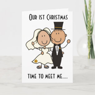 CARTES POUR FÊTES ANNUELLES **RENCONTREZ-MOI SOUS LA MISTLETOE** NOTRE 1ÈRE NO