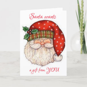 CARTES POUR FÊTES ANNUELLES *RENCONTREZ-MOI SOUS LA MISTLETOE** POUR MON CADEA