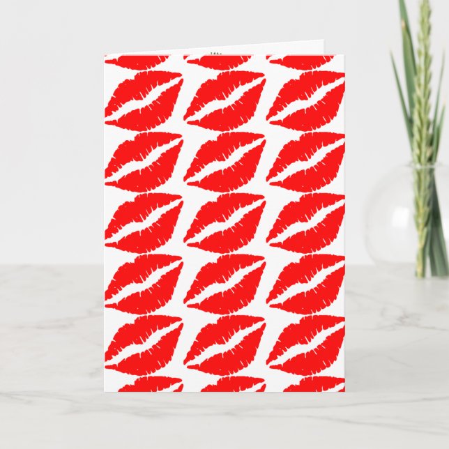 CARTES POUR FÊTES ANNUELLES **RENCONTREZ-MOI SOUS MISTLETOIRE POUR "VRAIS KISS (Devant)