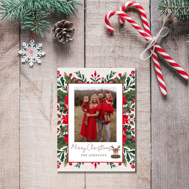 Cartes Pour Fêtes Annuelles Rennes de Noël personnalisées (Créateur téléchargé)