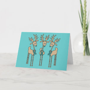 Cartes Pour Fêtes Annuelles Renouveau turquoise
