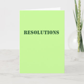 Cartes Pour Fêtes Annuelles Résolutions