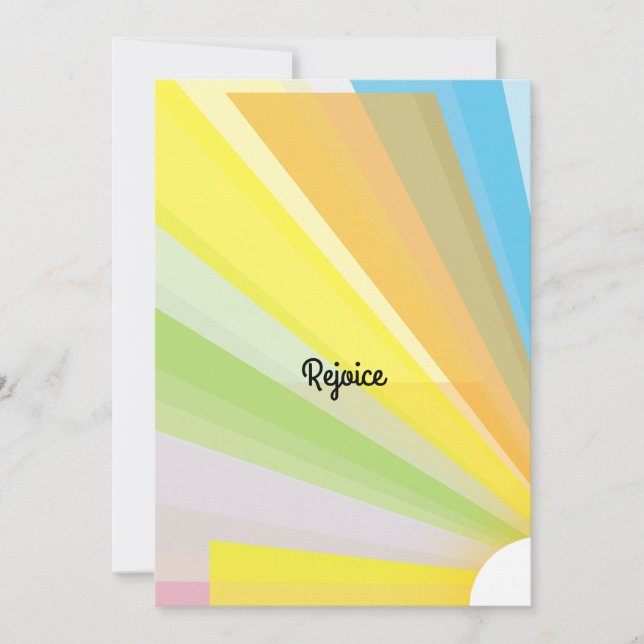 Cartes Pour Fêtes Annuelles Résurrection de Pâques (Devant)