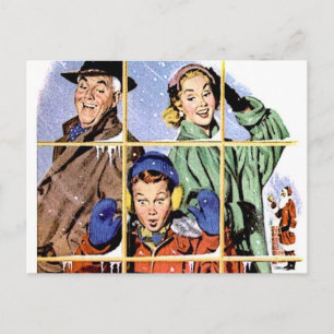 Cartes Pour Fêtes Annuelles Rétro 1950