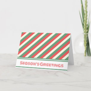 Cartes Pour Fêtes Annuelles Retro Affaires personnalisées QR Code Entreprise N