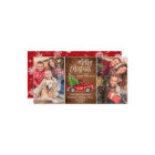 Retro Christmas Red Truck Rustic 2 PHOTO Salutatio