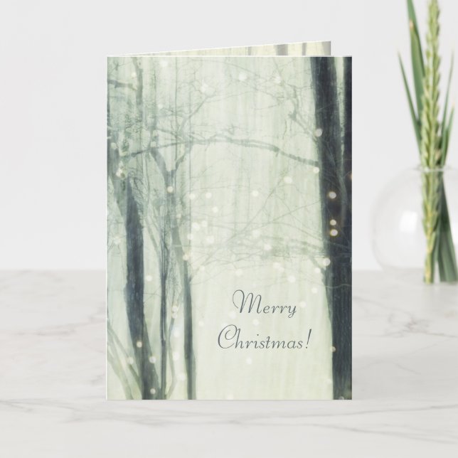 Cartes Pour Fêtes Annuelles Rêve d'hiver - Joyeux voeux de Noël (Devant)