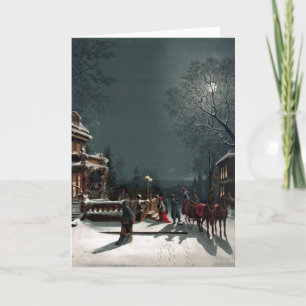 Cartes Pour Fêtes Annuelles Réveillon de Noël