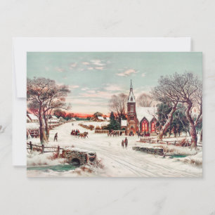 Cartes Pour Fêtes Annuelles Réveillon de Noël par Hoover & Son Peinture